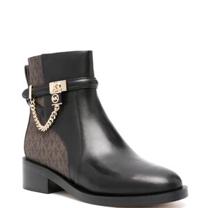 Michael Kors Hamilton Leather Ankle Boots